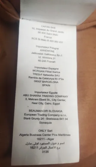 Cazadora Piel Biker Morgan Marrón Talla M