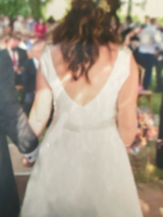 Traje de Novia Blanco con Pedrería