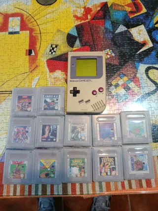 Nintendo Game Boy con 10 juegos