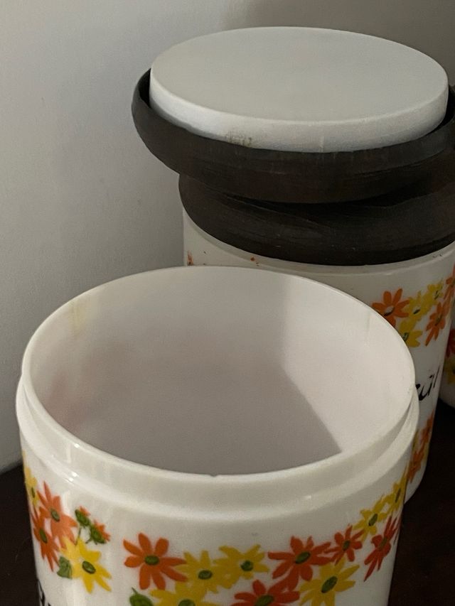 Tarros de cocina vintage florales marca Ta Tay