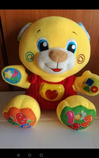 Peluche interattivo giallo