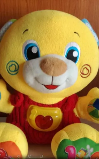 Peluche interattivo giallo