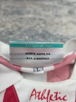 Camiseta Kappa Athletic Club Bilbao 1995 Talla L