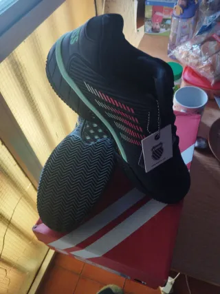 Zapatillas K-Swiss Negras y Verdes