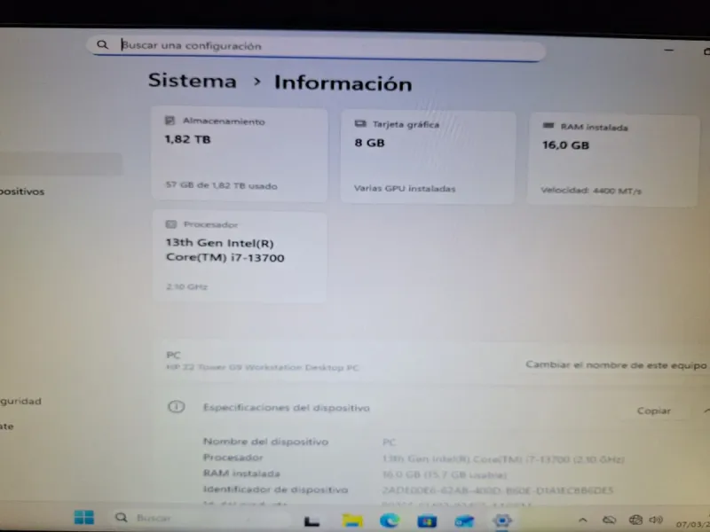 HP Z2 Tower G9 Workstation PC afbeelding 3
