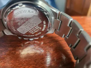 Reloj Guess Acero Azul Cronógrafo