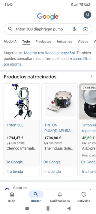 Máquina de pintar Triton 308