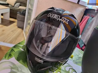 Casco de moto MUST negro talla SX