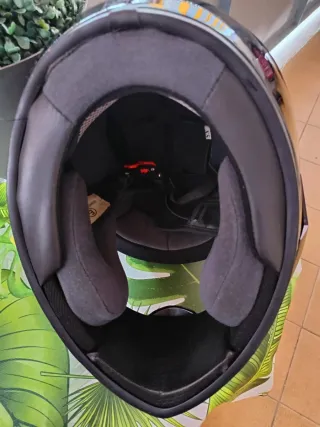 Casco de moto MUST negro talla SX