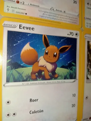 Lote 4 Cartas Pokémon Eevee