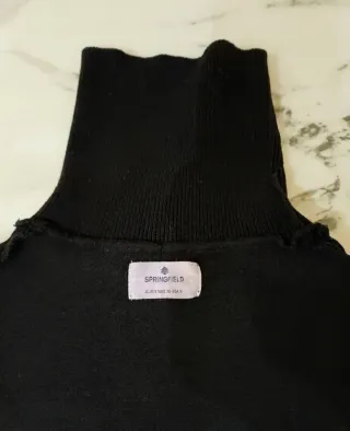 Jersey Cuello Alto Springfield Talla S Negro