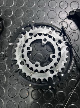 Desviador Shimano Deore 3 Platos y Mando