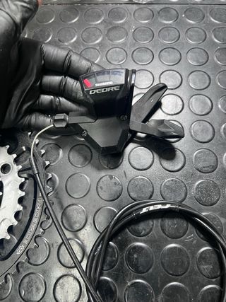 Desviador Shimano Deore 3 Platos y Mando