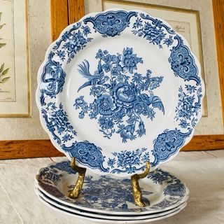 Juego 4 Platos Porcelana Inglesa Ridgway Windsor