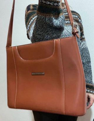 Bolso de cuero Alexander marrón