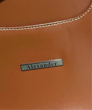 Bolso de cuero Alexander marrón