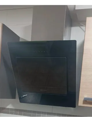 Campana extractora 800m3/h Negra