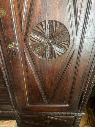 Mobile antico per ufficio in noce