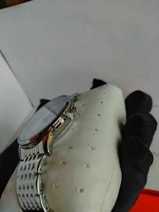 Reloj Para Hombre Azul Plata 925