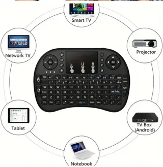 Mini Tastiera i8 Telecomando Wireless