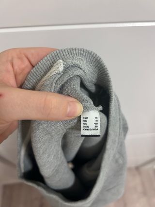 Sudadera Gris Cortefiel Talla M