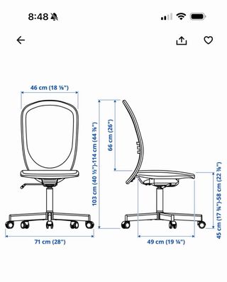 Silla de oficina FLINTAN negra