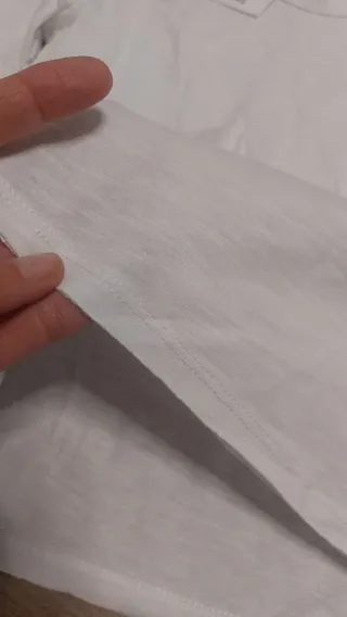 Camiseta Mango Blanca Talla M