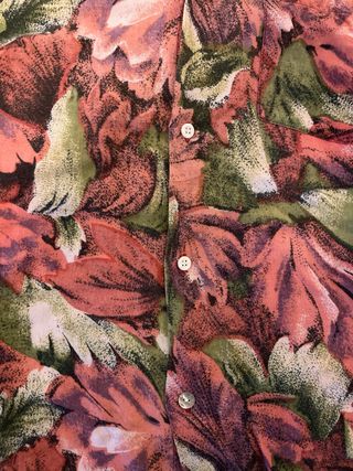 Camisa Estampada Vintage Talla M