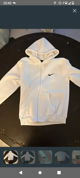 Sudadera Nike Blanca