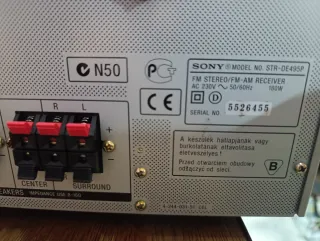 Amplificador/Receptor AV Sony STR-DE495 con mando