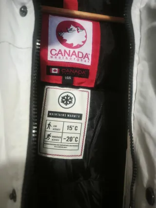 Plumífero Hombre Canada Weather Gear Blanco
