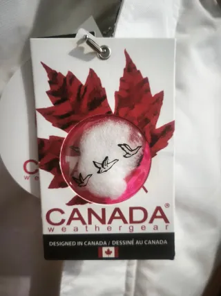 Plumífero Hombre Canada Weather Gear Blanco