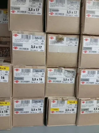 Tornillos madera Marca WURTH liquidación