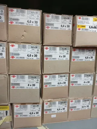 Tornillos madera Marca WURTH liquidación