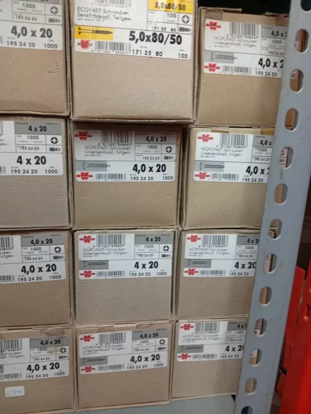 Tornillos madera Marca WURTH liquidación