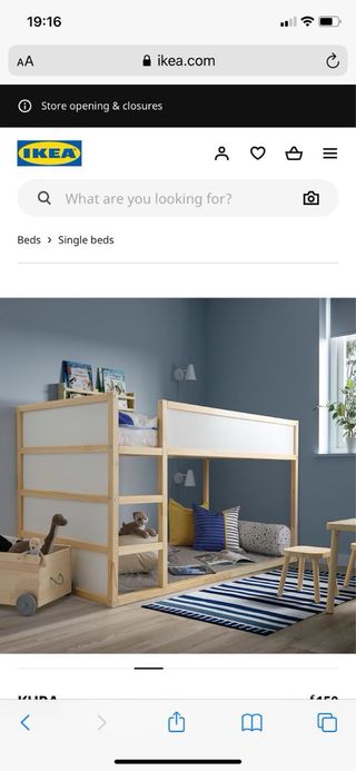 Cama alta infantil Ikea