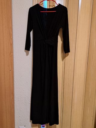 Lote 6 vestidos largos plateados