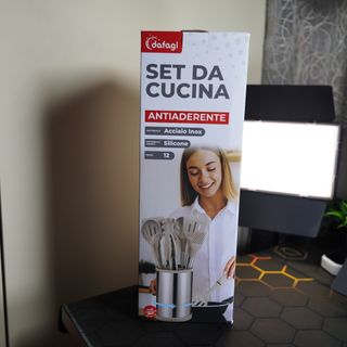Set Cucina Dafagi Antiaderente 12 Pezzi