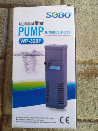 FILTRO ACUARIO PEQUEÑO CON AIREADOR para PECERA