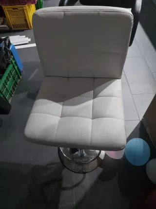 Taburete Silla Blanco