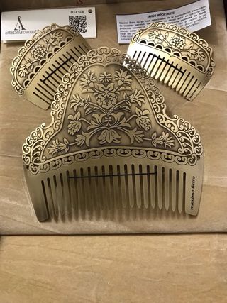 Juego 3 Peinetas Valencianas Maximo betro