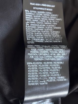 Trench Guess nero impermeabile