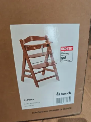 Trona evolutiva Hauck Alpha+ Madera