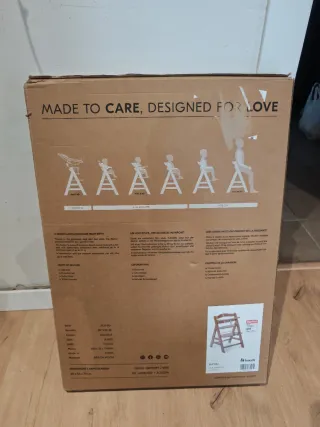 Trona evolutiva Hauck Alpha+ Madera