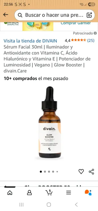 Sérum Facial Divain Glow Booster 30ml