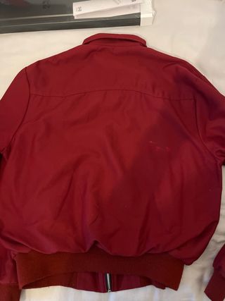 Chaqueta Harrington Granate Talla L