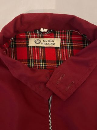 Chaqueta Harrington Granate Talla L