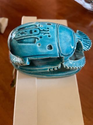 Scarabeo Egiziano Portafortuna Blu