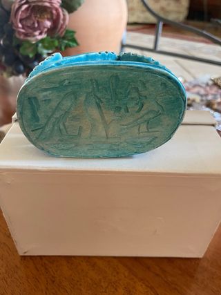 Scarabeo Egiziano Portafortuna Blu