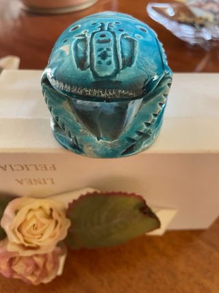 Scarabeo Egiziano Portafortuna Blu